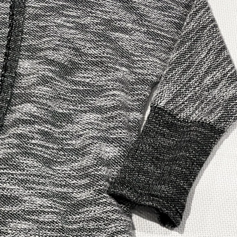 Calvin Klein Performance Gray Cowl Neck Pullover Sweater Crossover front Size XL
